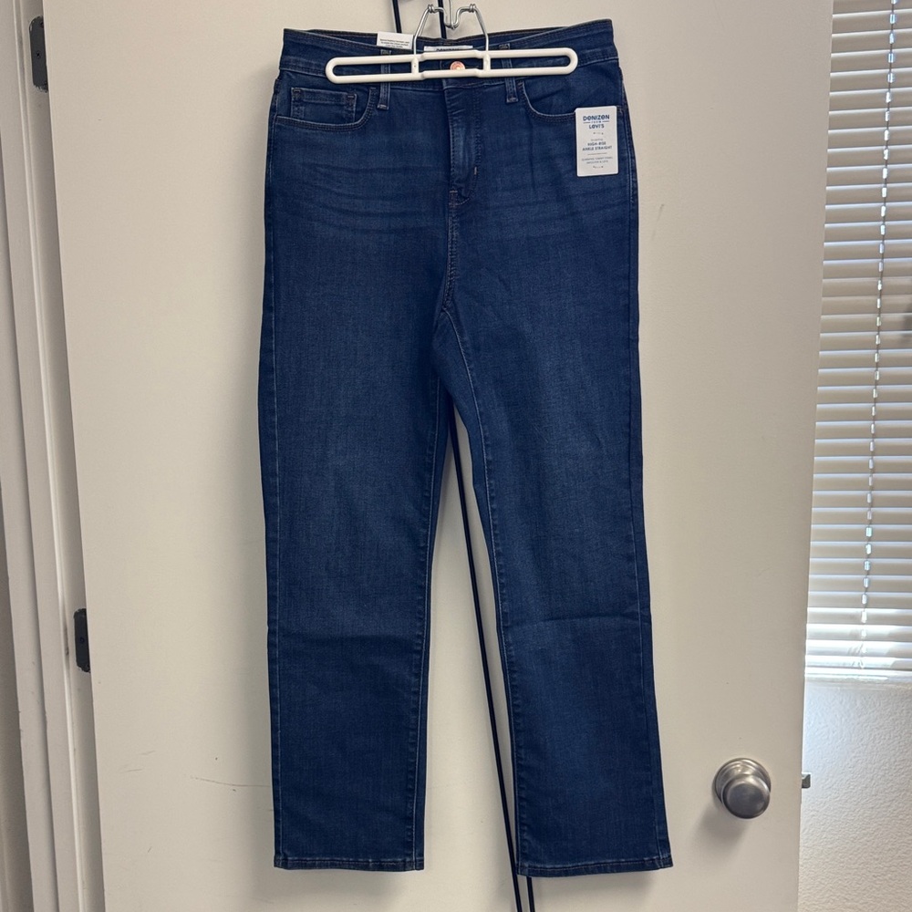 Denizen from Levi's Women's Straight Leg Jeans - Dark Indigo Blue